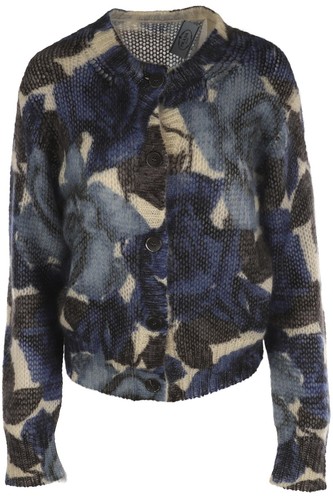 Prada blue mohair cardigan - blue,