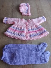 Hand Knit Baby Dolls Clothes