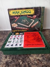 Gibsons Games MAHJONG A Game for 4 Lovely Vintage Set Complete Good Condition