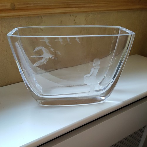 Vintage orrefors signed heavy - orrefors,