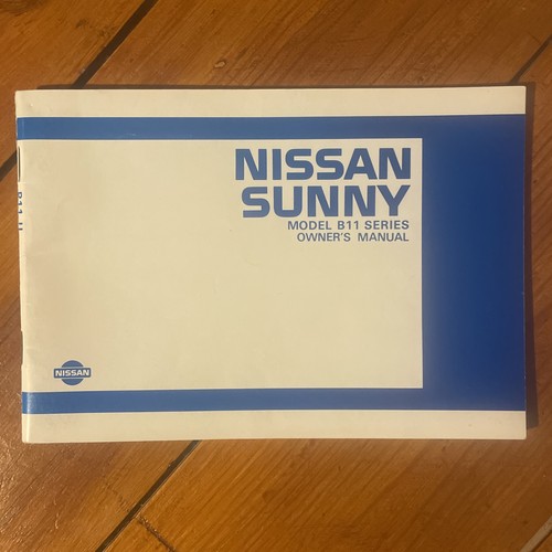 Nissan sunny owner manual - nissan,