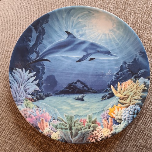 Ocean masquerade china plate - ocean,