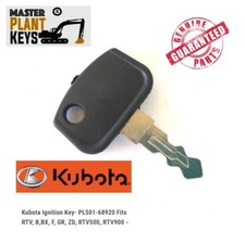 Kubota Ignition Key PL501-68920 Fits RTV, B,BX, F, GR, ZD RTV Master Plant Keys