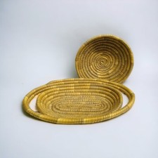 Set of 2 Oval & Round Coiled