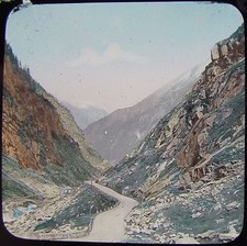 Glass Magic Lantern Slide ST