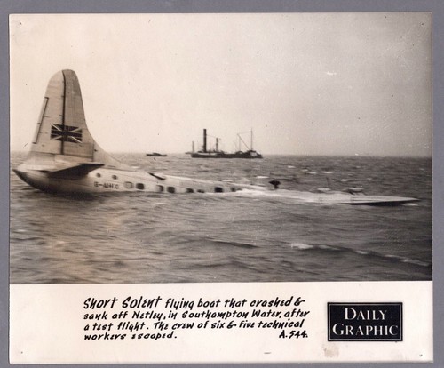 Boac short solent flying boat - solent,