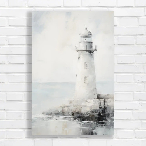Serene lighthouse canvas - canvas, print