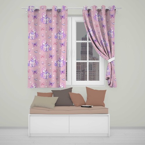 Blackout eyelet curtains cute - blackout,