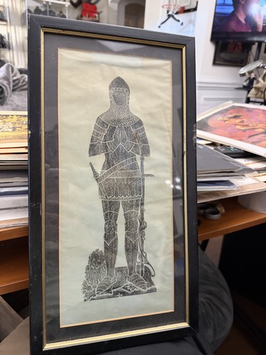 Brass rubbing general sir - brass,