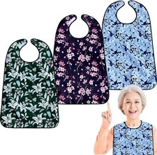 3 Pack Adult Bibs for Women