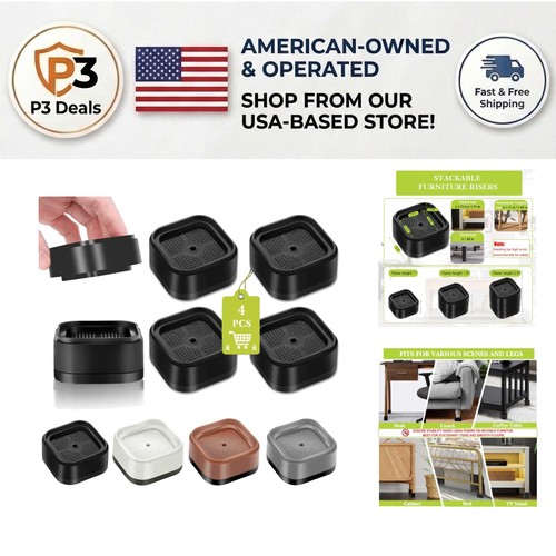 Adjustable bed risers - adjustable,