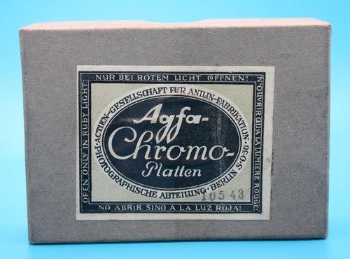 Vintage box agfa chromo - of,