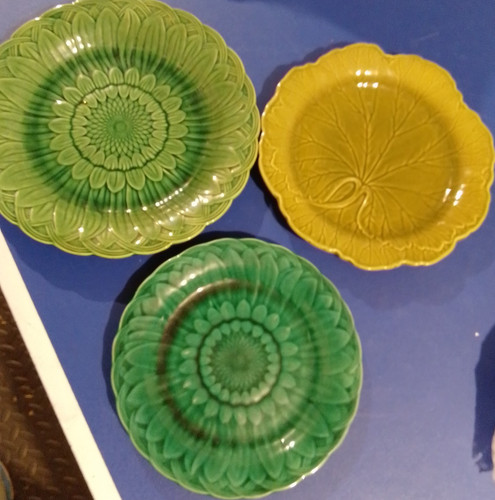 Wedgwood majolica green - 3, x