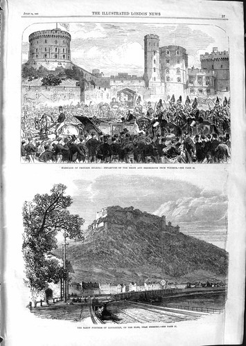 Old antique print - old,