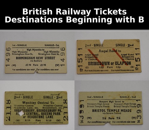 British railway ticket - british,