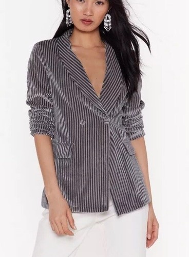 Velvet jacket stripe retro - velvet,