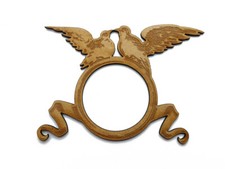 Wooden MDF Round Picture Frame