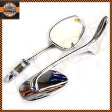 Pair Swan Neck Albert Mirrors Chrome Fits VW Beetle Bug T1 Upto 1966 