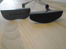 PRE-LOVED 2 SEMI-BLADE PUTTERS ~(OLD STOCK) ~SLIGHTLY TOE DOWN ~35"-RIGHT-HANDED