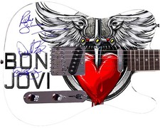 Bon Jovi Logo Autographed