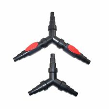 Pond Pump Y Water Distributor Valve Connector Pond Hose Adjustable Splitter
