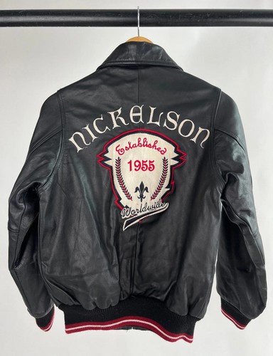 Nickelson 90s leather bomber - nickelson,