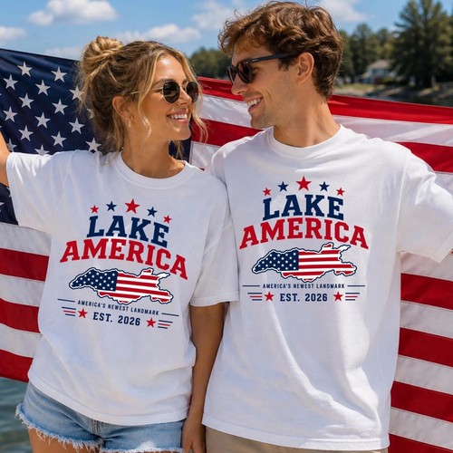 Lake america shirt s - lake,