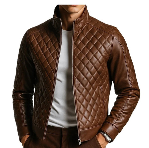Men brown black - men's, quilted