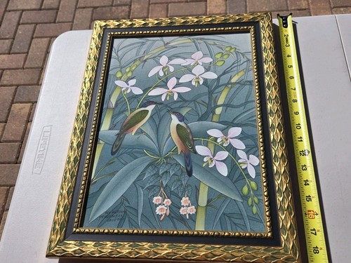 Bali painting signed landscape - signed,