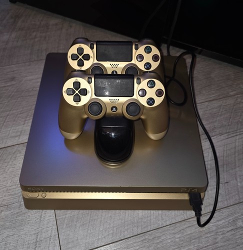 Gold ps4 slim - gold,