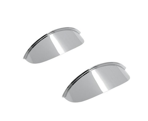 Chrome spot light visor - chrome,