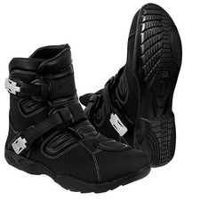Men Motorcycle Leather Boots
