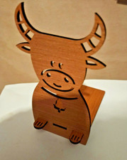 Wooden Mobile Phone Stands For Desk Phone Holder cow,  animals, novelty, office