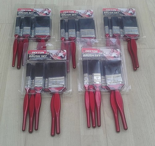 Packs 5 paint brushes - x, of