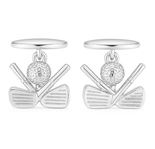 Golf clubs ball - &, cufflinks