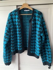 Viral ZARA Blue Houndstooth