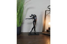 Elegant Black Resin Dancer
