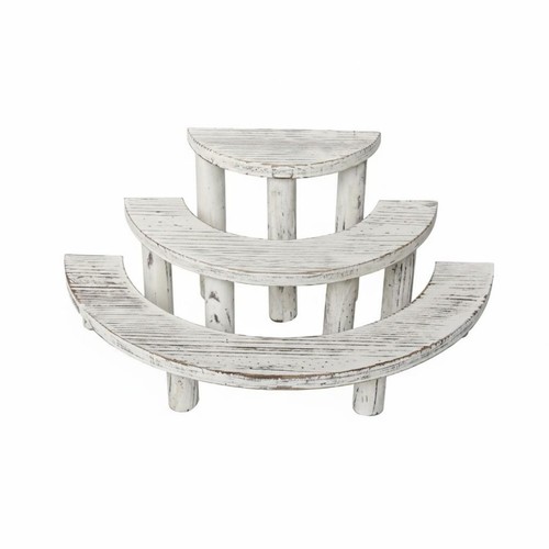 Wooden cake display stand - cake,
