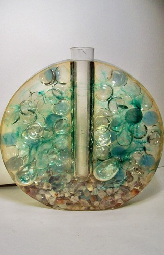 Handmade cast resin circular - cast,