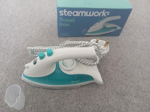 Steamworks 1000w travel iron - travel,