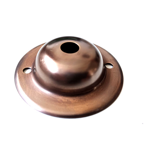 Solid brass small ceiling rose - brass,