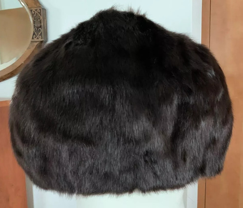 Vintage 1950s 60s dark brown - dark,
