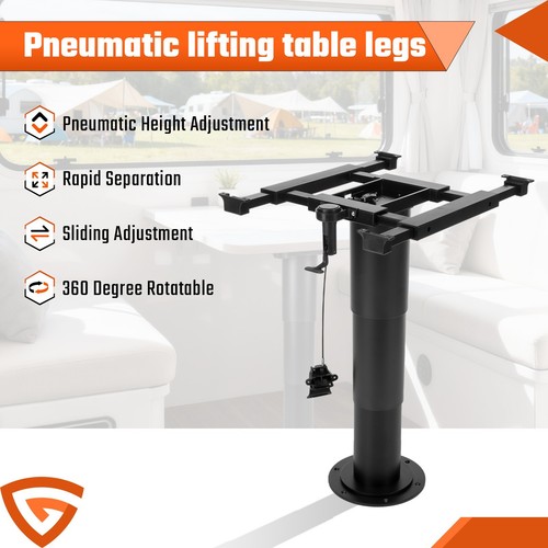 Pneumatic lift table leg way - lift, 4-way