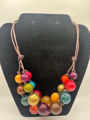 Multicolor chunky beaded - m&s,