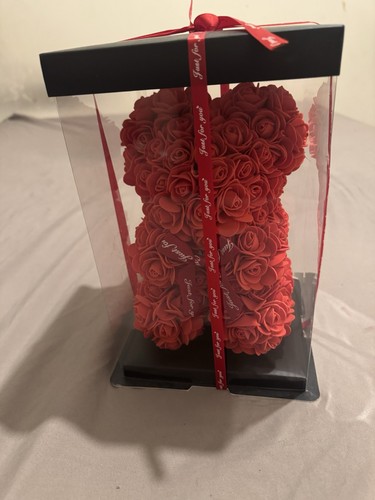 Teddy bear made roses with - bear,