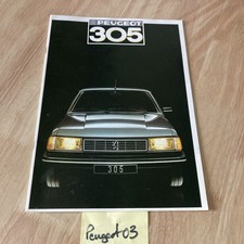 Peugeot 305 1987 GL GLD GR SR