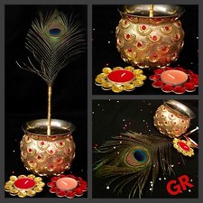 Mehndi Matki Set Indian Puja