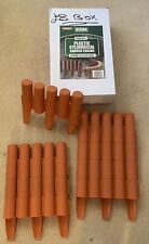 Nigma Garden Lawn Edge Round Border Terracotta Plastic Edging 8 Pieces Per Box