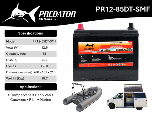 Leisure lead acid battery - acid, for