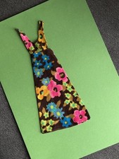 ? Vintage 1970s Bradgate Silky, Mary Quant Daisy Doll Size DRESS - VGC